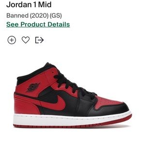 Jordan 1 mid banned 2020